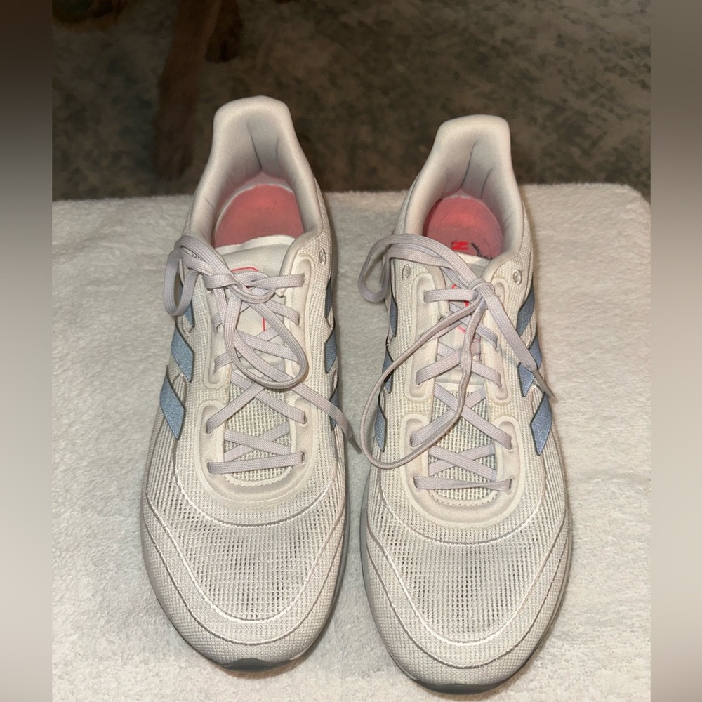 Adidas White and pink Sneakers for Everyday Comfort